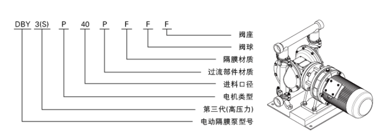 隔膜泵型號(hào)意義